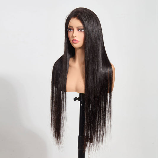 13"x4" Straight 150% Transparent Lace Frontal Wig #1B