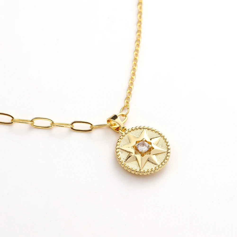 Diamond Star Necklace
