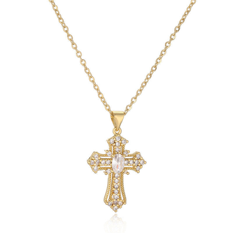 Diamond Cross Necklace