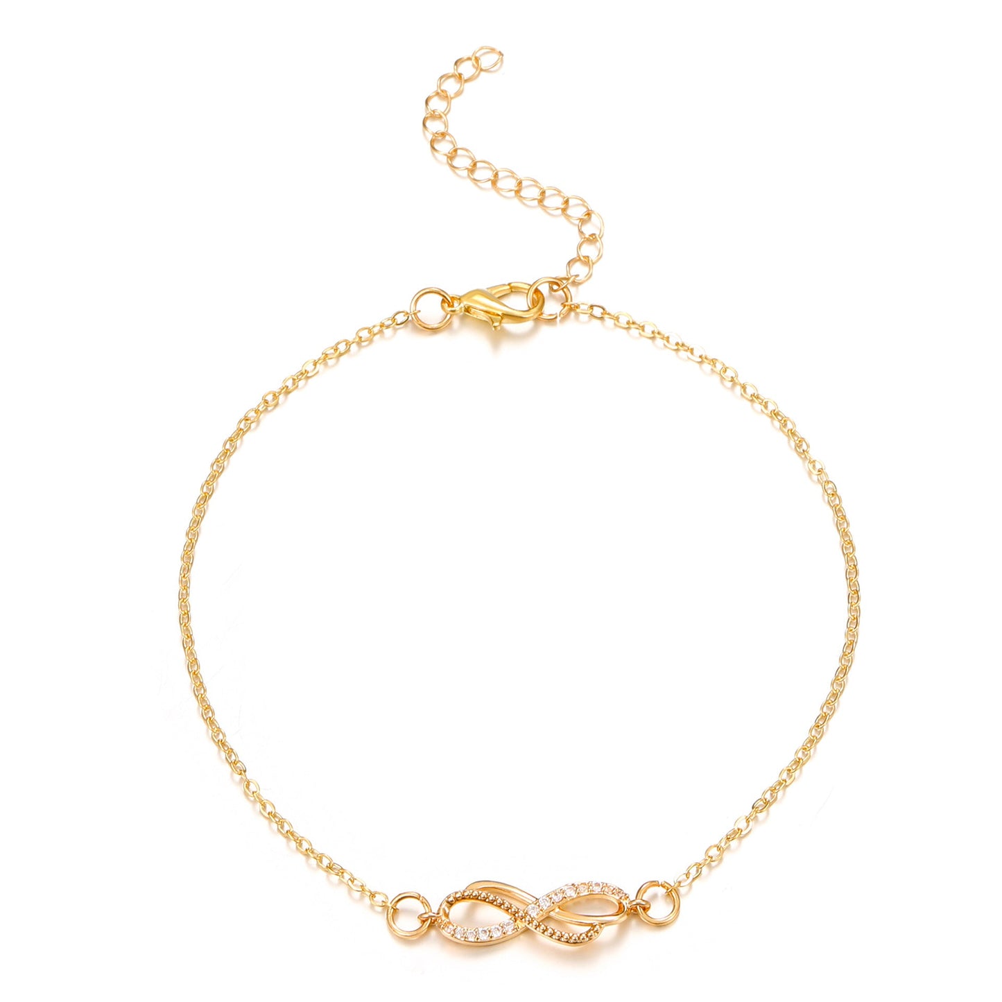 Diamond Infinity Anklet