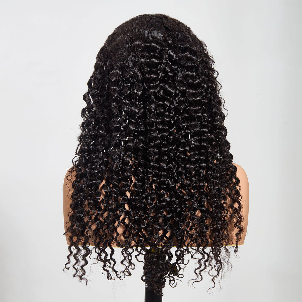 5"x5" Water Wave Transparent Glueless Lace Closure Wig #1B