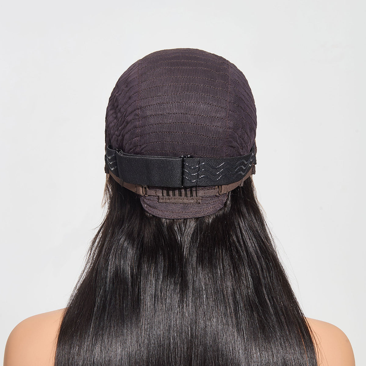 13"x4" Straight 150% Transparent Lace Frontal Wig #1B