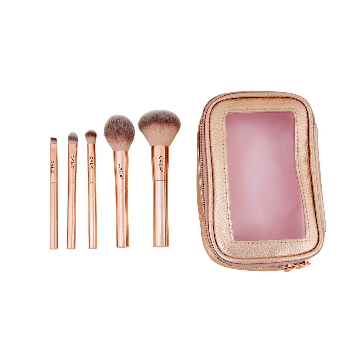 Rose Radiance Make Up Face & Eye Brush Set