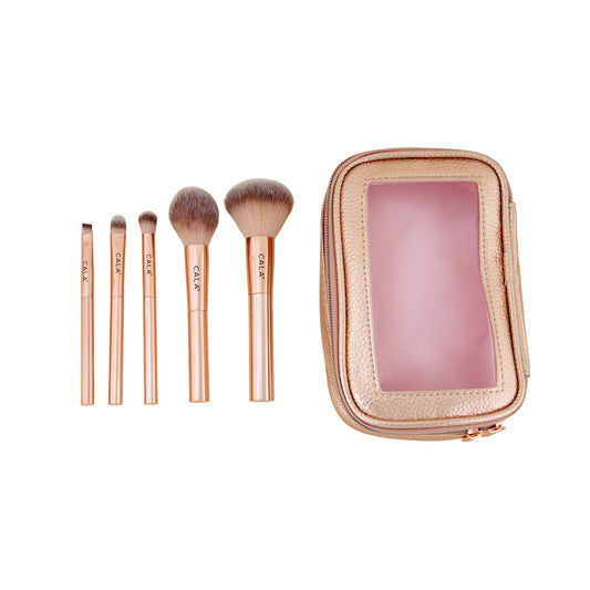 Rose Radiance Make Up Face & Eye Brush Set