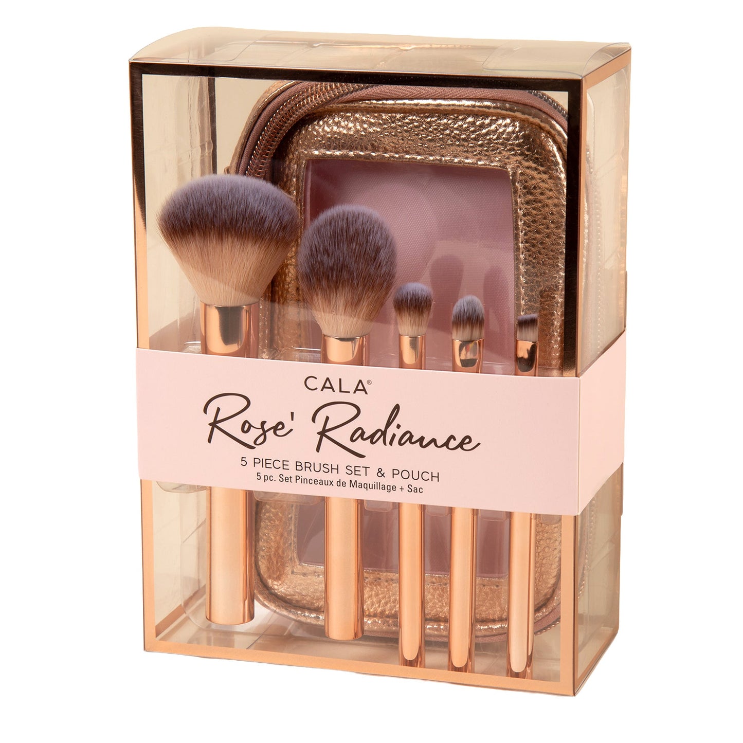Rose Radiance Make Up Face & Eye Brush Set