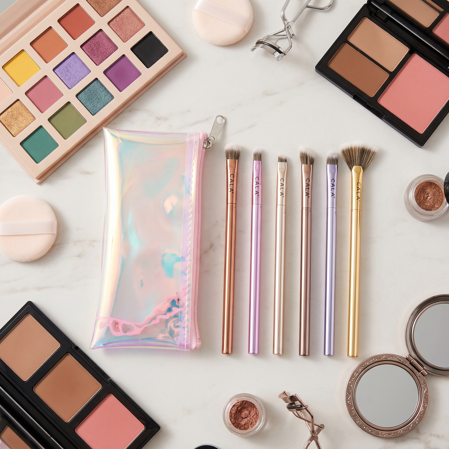 On The Go Radiance Make Up Brush Set