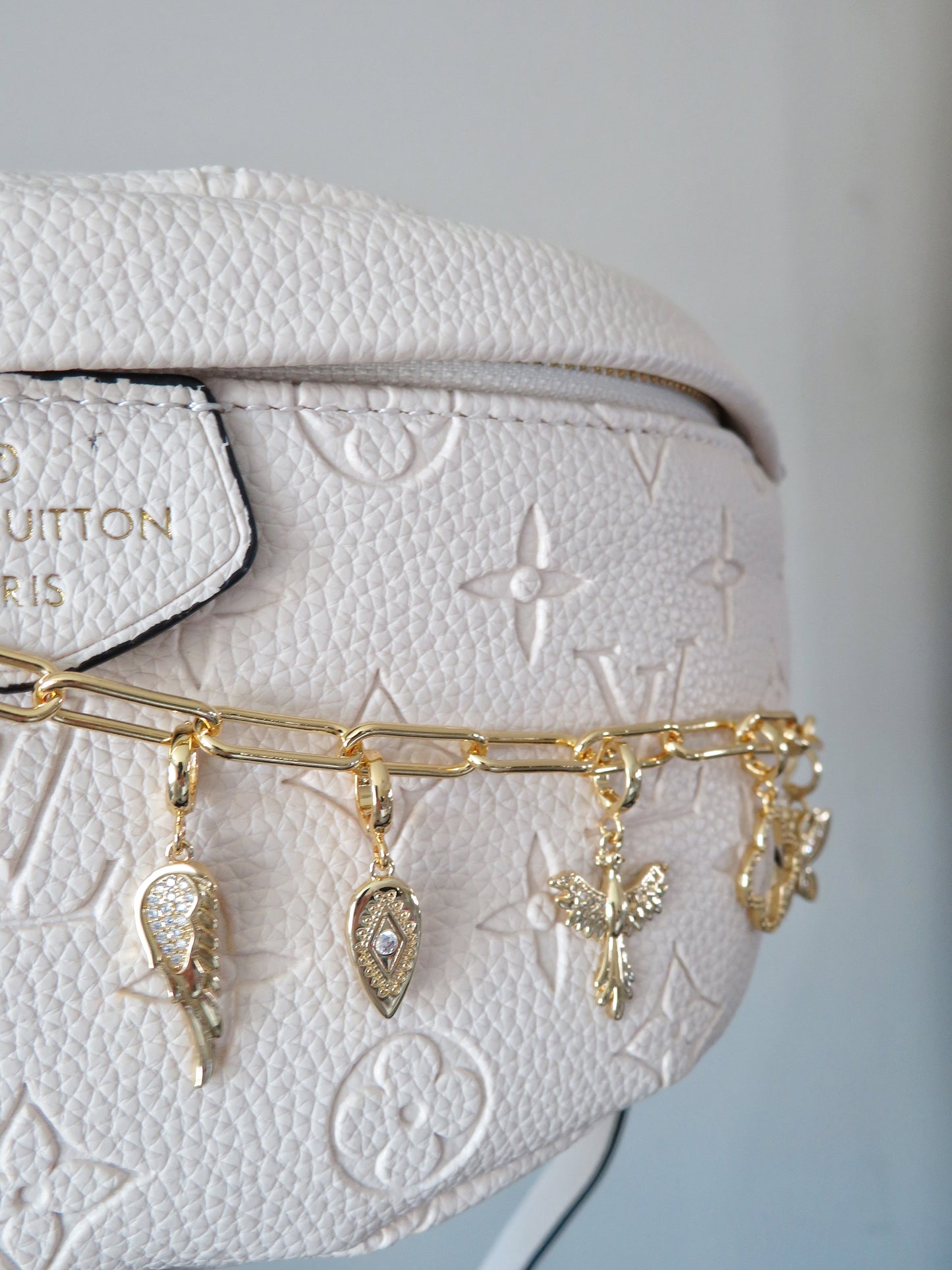 Charm Bar Chain - 18k Gold Plated - Handbag Bag Hat Chain
