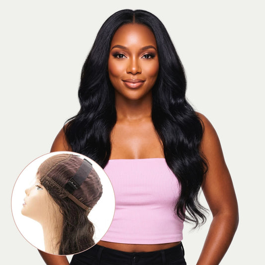 Glueless Body Wave 5x5 HD Lace 100% Human Hair Closure Wig