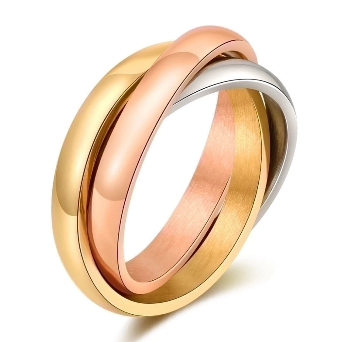 Infinity Trinity Ring | Rose Gold - Silver - Gold