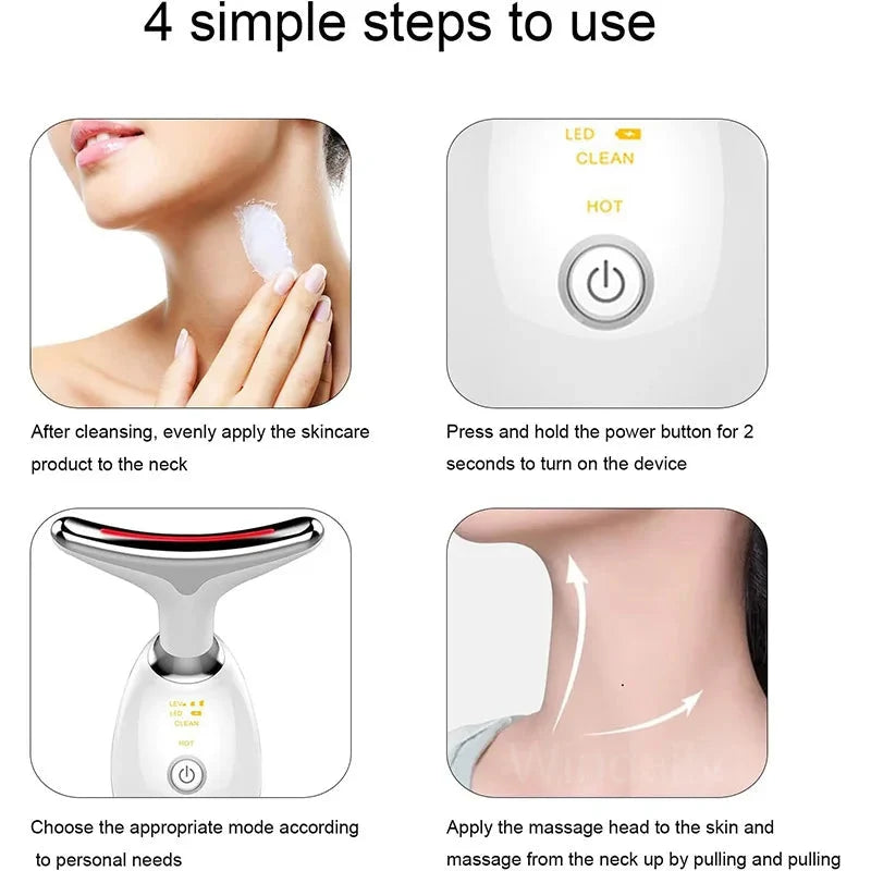 Anti Wrinkle Facial Massager Beauty Device Skin (Colors)
