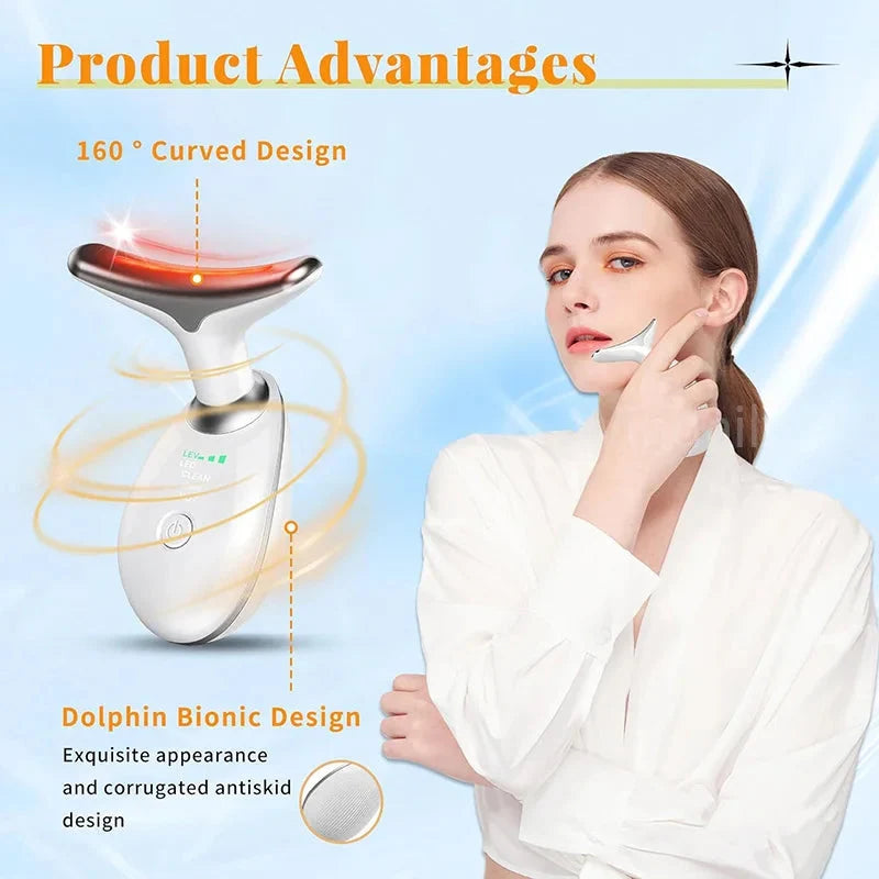 Anti Wrinkle Facial Massager Beauty Device Skin (Colors)