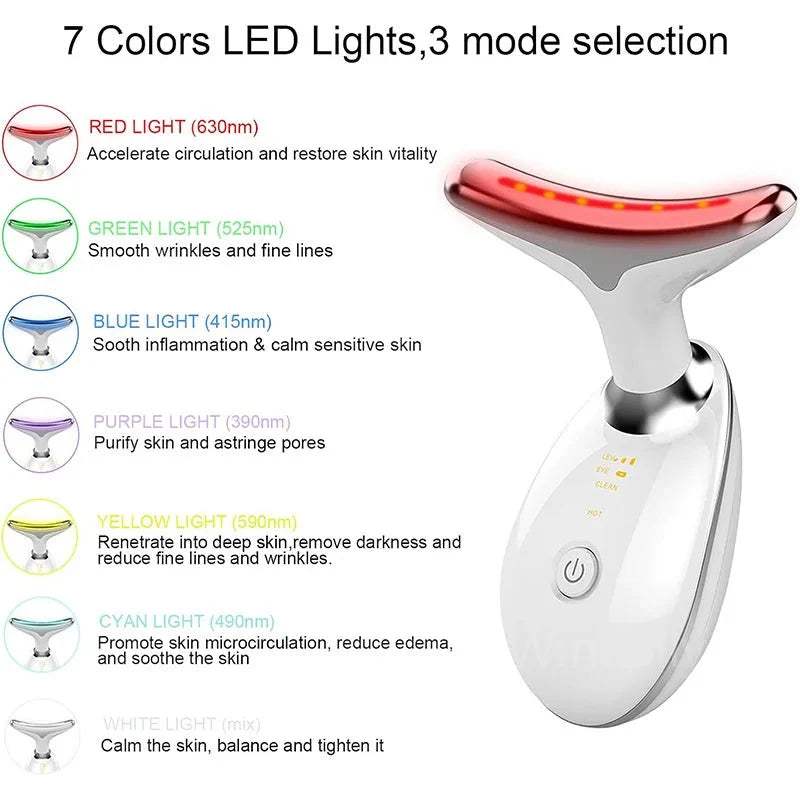 Anti Wrinkle Facial Massager Beauty Device Skin (Colors)
